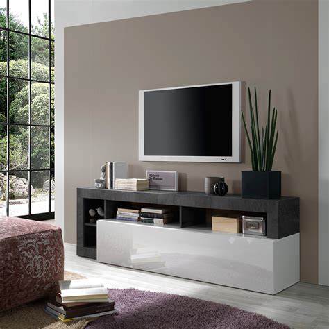 Meuble Tv Design Burga 184 Cm Proposé En 2 Finitions Meubles Thiry