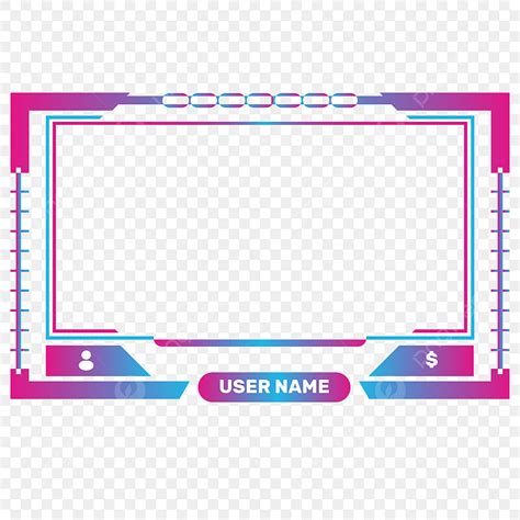 Twitch Overlay Vector PNG Images Free Twitch Stream Overlay Vector Png