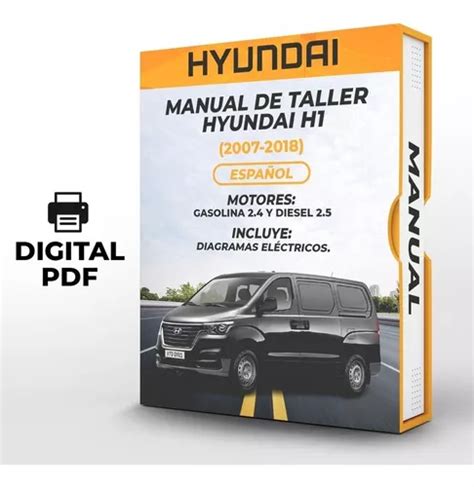 Manual De Taller Hyundai H1 2007 2018 Español Cuotas Sin Interés