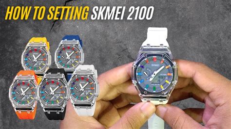 Cara Setting Jam Tangan SKMEI 2100 YouTube