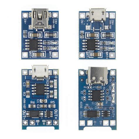 Tp4056 Li Ion 18650 Battery Charger Module Pinout 60 Off