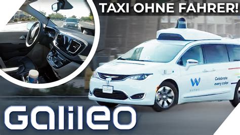 EXPERIMENT Wir Fahren Taxi OHNE FAHRER Galileo ProSieben YouTube