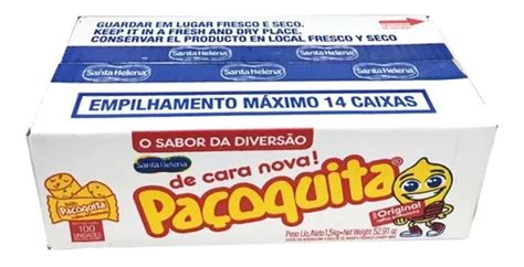 Paçoca Paçoquita Rolha Caixa 100 Unidades 1 5kg MercadoLivre