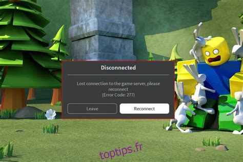 Fa Ons De Corriger Le Code D Erreur Roblox Toptips Fr