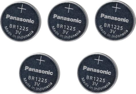 Panasonic Lot De 5 Piles Bouton Au Lithium BR1225 3 V Amazon Fr High