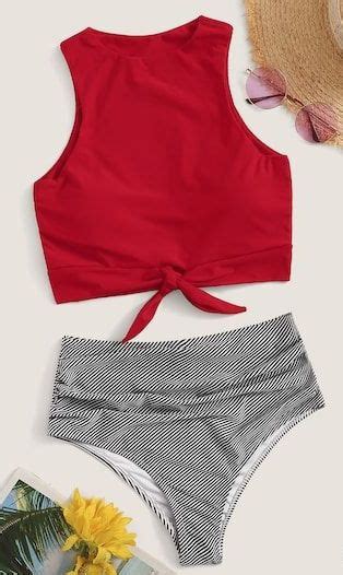 Cheeky One Piece Swimsuit Red Swimsuit One Piece Swimwear Two Piece Swimsuits Modest