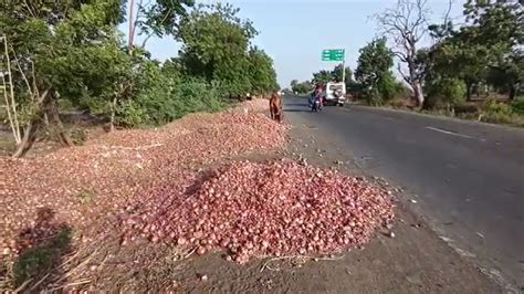 अवकाळी पावसामुळे कांदा उत्पादक शेतकरी मेटाकुटीला शेतकरी दुहेरी संकटात