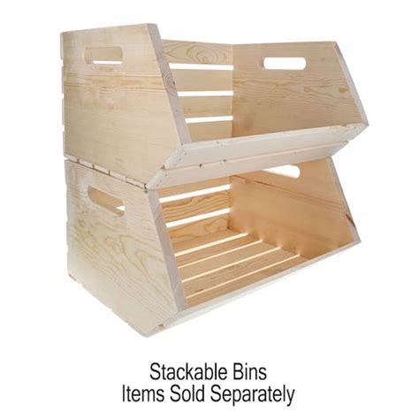 178 Stackable Wood Bin By Make Market® Michaels