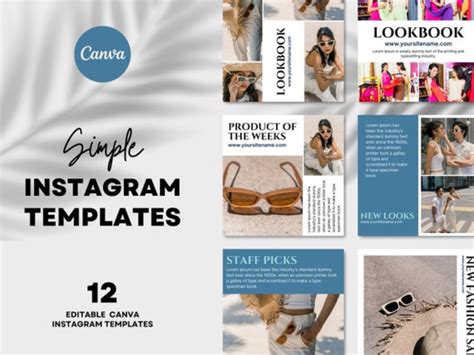 Simple Instagram Post Templates Gráfico Por Designscape Arts · Creative