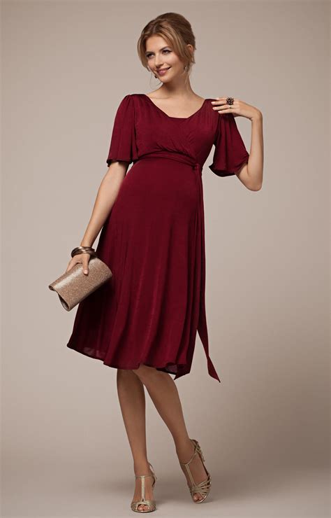 Alicia Nursing Dress Berry Maternity Wedding Dresses Evening Wear