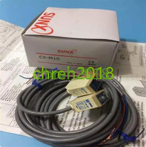 Pcs New In Box Sunx Photoelectric Switch Sensor Cx M Ebay