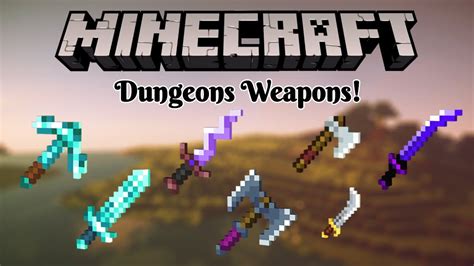 Minecraft Dungeons Weapons Addon Youtube