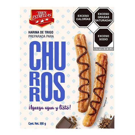 Harina Para Preparar Churros Tres Estrellas 500 G Walmart