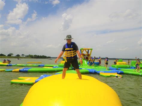 The Largest Floating Waterpark In Texas Is At Lake Grapevine