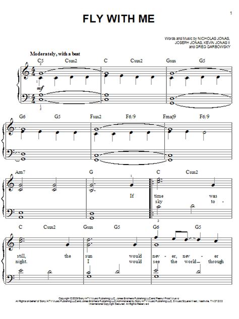 Fly With Me Sheet Music Direct