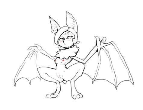 Rule 34 2018 3 Toes 4 Fingers Anthro Bat Bat Wings Blush Breasts