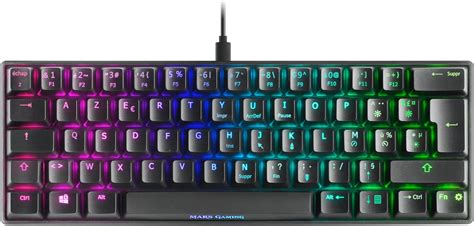 Mars Gaming Mkminibfr Usb C Clavier M Canique Ultra Compact Full Rgb