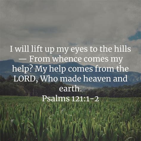 Psalms 1211 2 I Will Lift Up My Eyes To The Hills— From Whence Comes