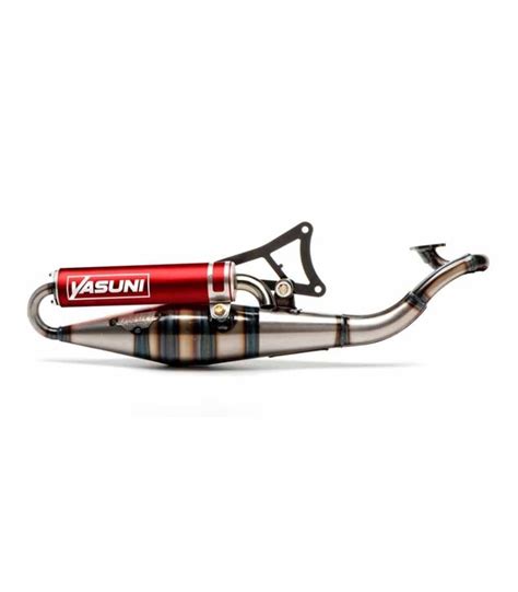 Yasuni Homologated Z Minarelli Horizontal Silent Red Exhaust