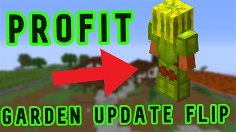 Insane Garden Update Flip Auction House Flipping Hypixel Skyblock