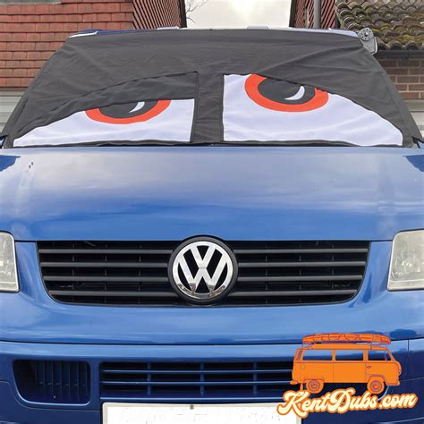 Vw Screen Cover With Eyes Blackout Elsie Eyes Fits Vw Transporter T661 2015 Onwards