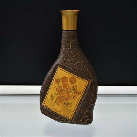 Vintage Vincent Van Gogh Sunflowers Jim Beam Decanter Bottle Collectors