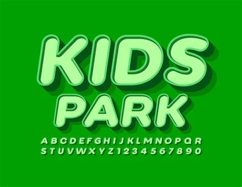 100000 Kids Font Type Vector Images Depositphotos