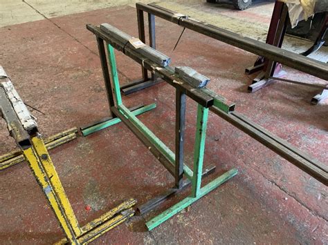 2 Heavy Duty Steel Trestlesapproximate Dimensions 1400mm L X 750mm