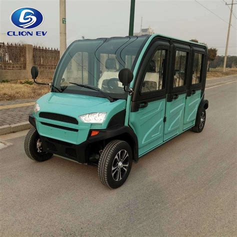 Enclosed Four Wheel 80 100km Electric 6 Passenger Patrol Sightseeing