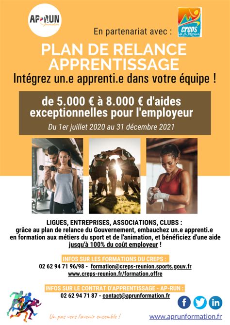 Relance de lapprentissage Apprentissage Réunion Formation