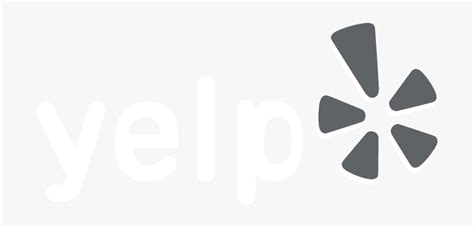 White Yelp Logo Png Transparent Png Kindpng