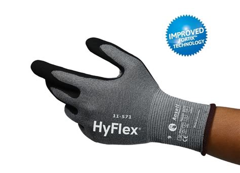 Ansell Hyflex Nitrile Industrial Gloves Palm Coated Fisher