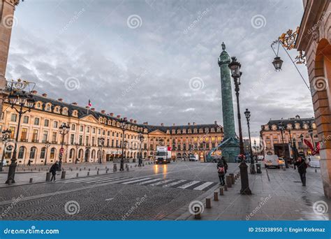 The Place Vendome in Paris, France Editorial Image - Image of cafe, france: 252338950