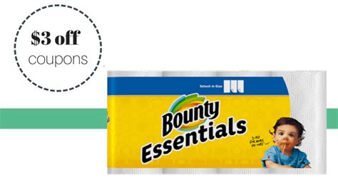 Free Printable Bounty Paper Towel Coupons