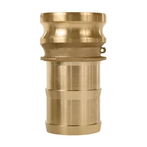 Type E 1 1 2 Hose Shank X 1 1 2 Male Camlock Adapter Brass Fitting