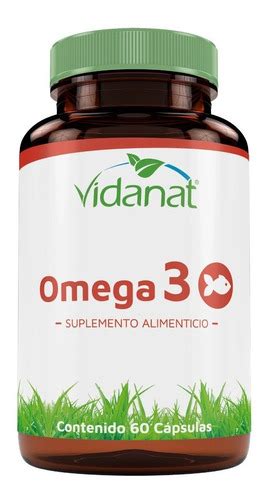 Omega 3 Vidanat 60 Cápsulas Original REAL NUTRITION