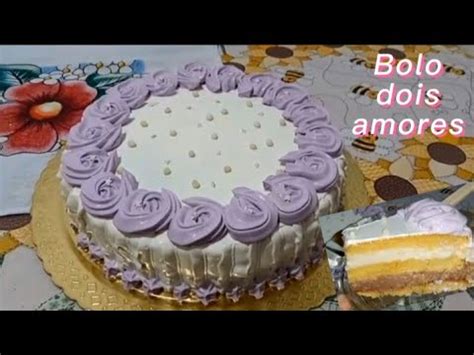 Bolo De Festa Dois Amores Recheio Cobertura E Montagem Receitas Da