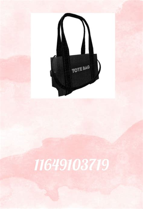 Bloxburg Outfit Codebloxburg Tote Bag Codebloxburg Tote Bagbloxburg Bag Codebloxburg Bags Code