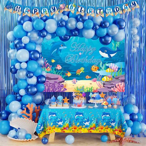 Amazon Hombae Under The Sea Party Decorations Ocean Themed