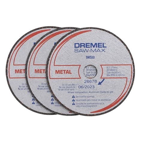 Dremel Saw-Max 3-Piece Steel 3-in Cutting Wheel Accessory Kit in the ...