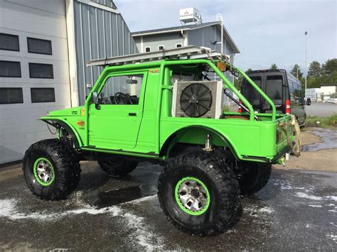 Suzuki SJ 413 race offroad crawler als Geländewagen Pickup in Alajärvi