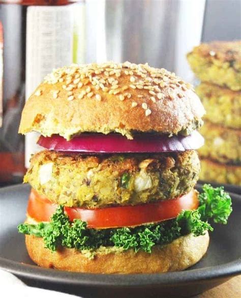 Sprouted Mung Bean Veggie Burger Holy Cow Vegan Recipes