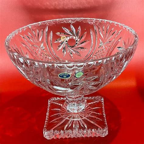 Bohemia Lead Crystal Bowl Etsy