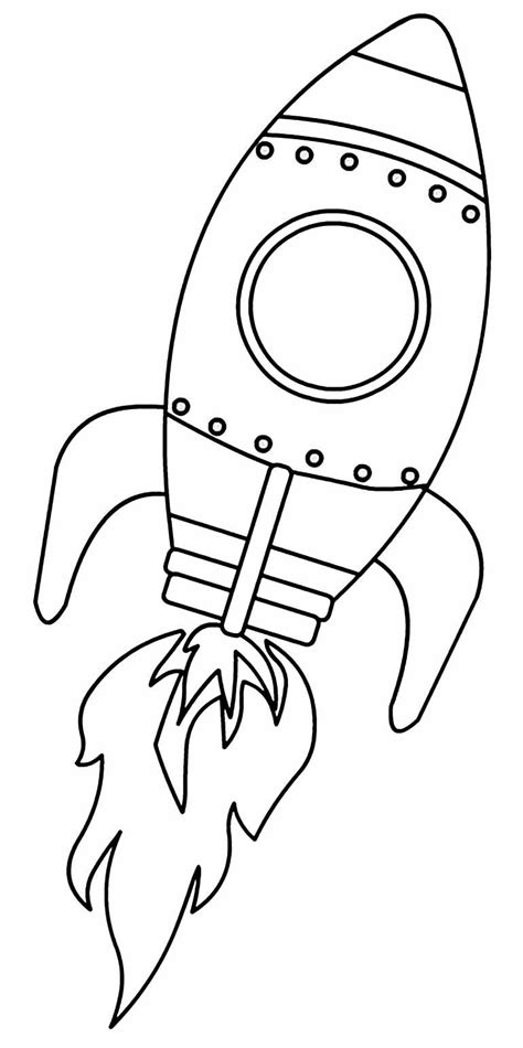 Desenho De Foguete Para Imprimir - Desenhos de Foguete para Colorir e Imprimir
