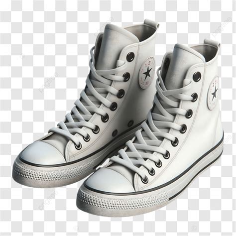 High Top White Sneakers Sneakers White High Top Png Transparent
