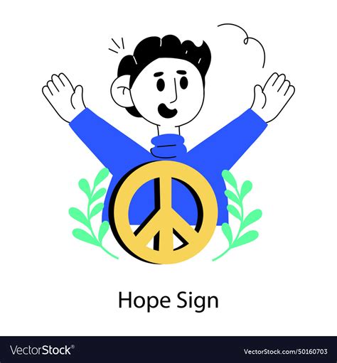 Hope Sign Royalty Free Vector Image Vectorstock