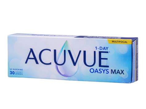 Acuvue® Oasys Max 1 Day Multifocal 30 Pack Contact Lenses Free Shipping