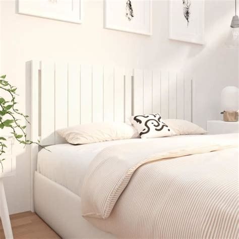 Atyhao Tête de lit Blanc 165 5x4x100 cm Bois massif de pin AB818881