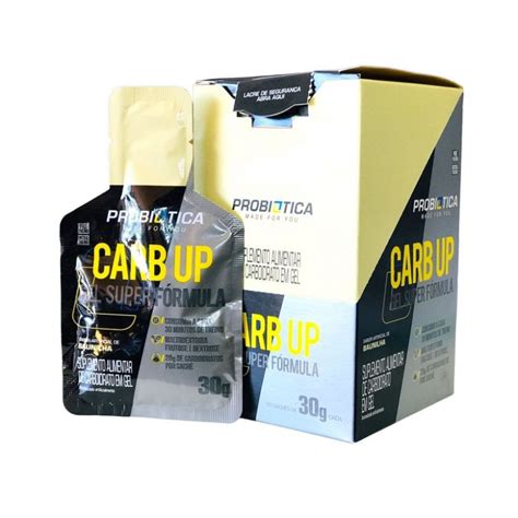 Carb Up Energy Gel Caixa 10 Unidades 300g Sabor Baunilha Primata