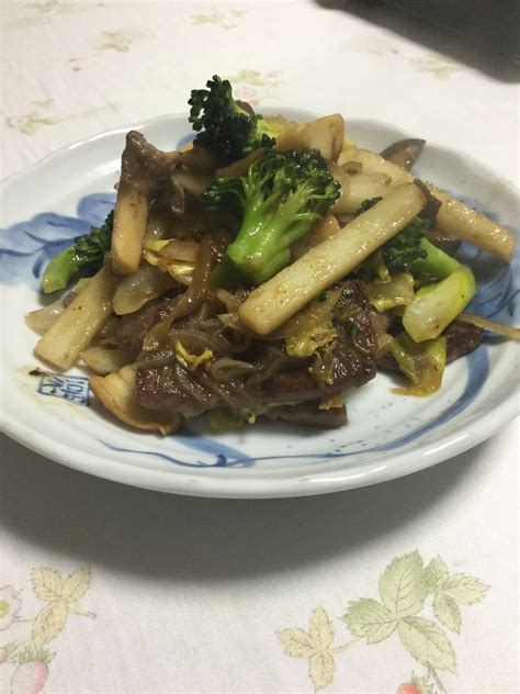 牛肉の焼き肉炒め レシピ・作り方 By あーるいーあい0153 楽天レシピ